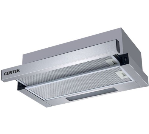 Вытяжка встраиваемая Centek CT-1840-60 серый управление: кнопочное (1 мотор) Вытяжка встраиваемая Centek CT-1840-60 серый управление: кнопочное (1 мотор)