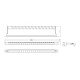 Hyperline PPBLHD-19-24S-SH-RM Модульная патч-панель 19", 24 порта, Flat Type, 0.5U, для экранированных и неэкранированных модулей KJNE, с задним кабельным организатором (без модулей)