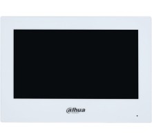 DAHUA DHI-VTH2621GW-WP Видеодомофон IP 7 дюймовый с WiFi 2.4ГГц, белый, ёмкостной сенсорный экран, питание DC 12В/PoE