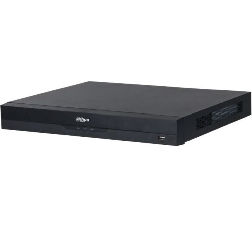 DAHUA DHI-NVR5208-8P-EI 8-канальный IP-видеорегистратор c PoE, 4K, H.265+, видеоаналитика, входящий поток до 384Мбит/с, 2 SATA III до 16Тбайт