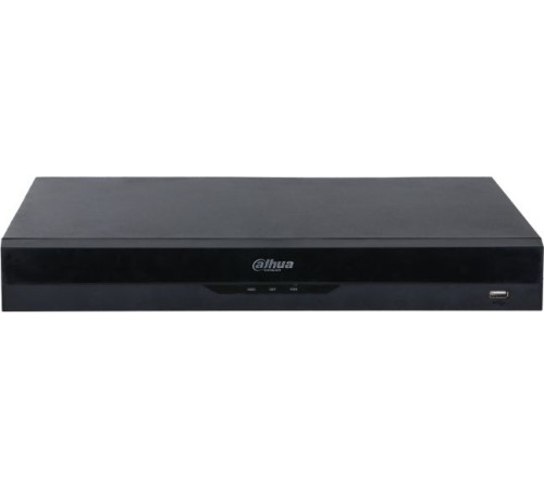 DAHUA DHI-NVR5208-8P-EI 8-канальный IP-видеорегистратор c PoE, 4K, H.265+, видеоаналитика, входящий поток до 384Мбит/с, 2 SATA III до 16Тбайт