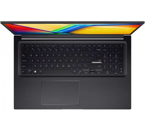 Ноутбук ASUS VivoBook 17X M3704YA-AU052, 17.3",  IPS, AMD Ryzen 7 7730U 2ГГц, 8-ядерный, 16ГБ DDR4, 512ГБ SSD,  UMA , без операционной системы, черный [90nb1192-m00200]