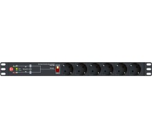 АВР Elemy ATS-1602 1U 19" ввод:2xIEC C14 выход:6xSchuko8A черный