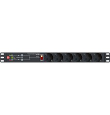 АВР Elemy ATS-1602 1U 19" ввод:2xIEC C14 выход:6xSchuko8A черный