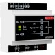АВР Elemy ATS-3102 4DIN ввод:2xвинтовая клема выход:1xвинтовая клема8A серый