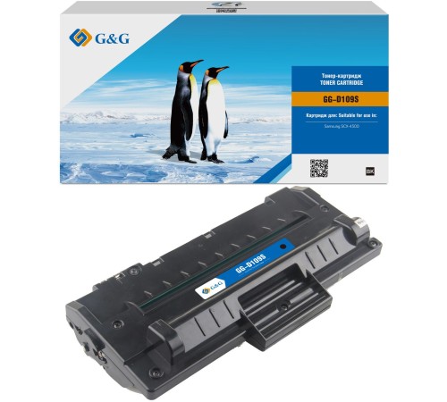 Картридж лазерный G&G GG-D109S черный (2000стр.) для Samsung SCX-4300