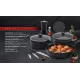 Кастрюля Polaris Pro collection 24C 4.1л. d=24см (с крышкой) черный (017171)