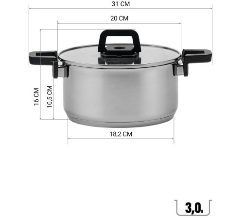 Набор посуды Polaris Fold&Keep 6S 6 предметов (018551)