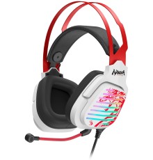 Наушники с микрофоном A4Tech Bloody G560 белый/красный 2м мониторные оголовье (G560 NARAKA)