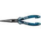 Длинногубцы прямые GROSS 205 мм, трехкомпонентные рукоятки 17171