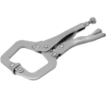 Зажим СИБРТЕХ 18425  ручной увеличенный захват подвижные губки 170мм