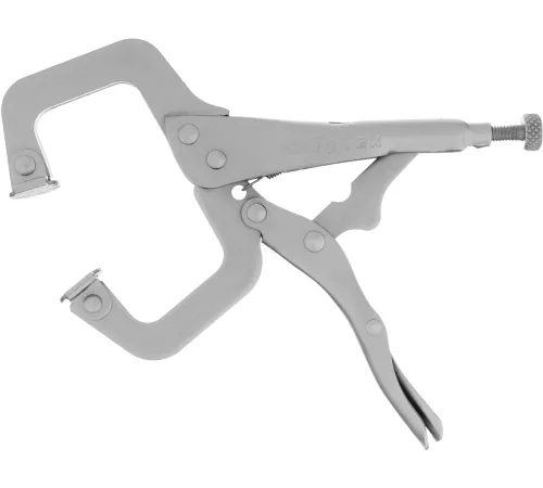 Зажим СИБРТЕХ 18425  ручной увеличенный захват подвижные губки 170мм