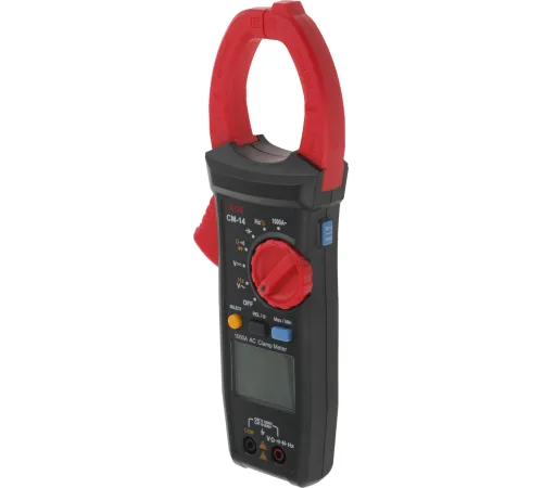 Клещи токоизмерительные RGK CM-14 цифр. измер.ток:переменный черный/красный (755115)