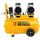Компрессор безмаслянный малошумный DLS 1500/50, 1500 Вт, 2х750, 50 л, 260 л/мин// Denzel
