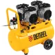 Компрессор безмаслянный малошумный DLS 2200/50, 2200 Вт, 2х1100, 50 л, 380 л/мин// Denzel