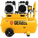 Компрессор безмаслянный малошумный DLS 2200/50, 2200 Вт, 2х1100, 50 л, 380 л/мин// Denzel