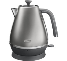 Чайник электрический Delonghi KBI2001.S 1.7л. 2000Вт серебристый (корпус: нержавеющая сталь)