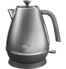 Чайник электрический Delonghi KBI2001.S 1.7л. 2000Вт серебристый (корпус: нержавеющая сталь)