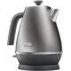 Чайник электрический Delonghi KBI2001.S 1.7л. 2000Вт серебристый (корпус: нержавеющая сталь)
