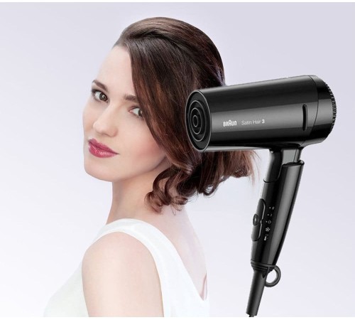 Фен Braun BRHD350E 1600Вт черный Фен Braun BRHD350E 1600Вт черный
