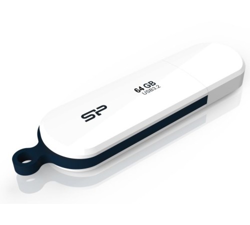 Silicon Power USB Drive 64GB Blaze B32, USB 3.2, Белый