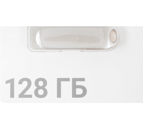 Флеш Диск Digma 128Gb DRIVE3 DGFUM128A30SR USB3.0 серебристый