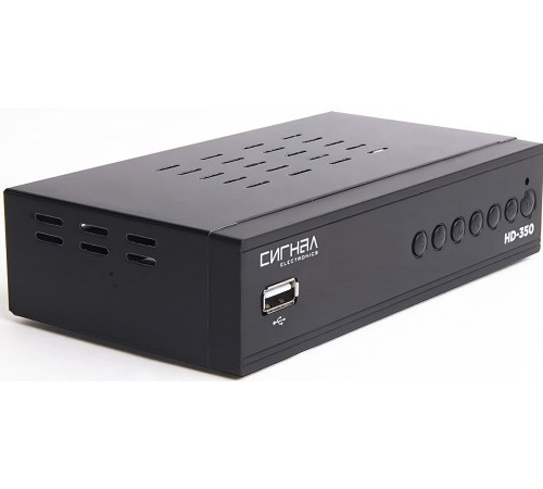 Ресивер DVB-T2 Сигнал HD-350 черный