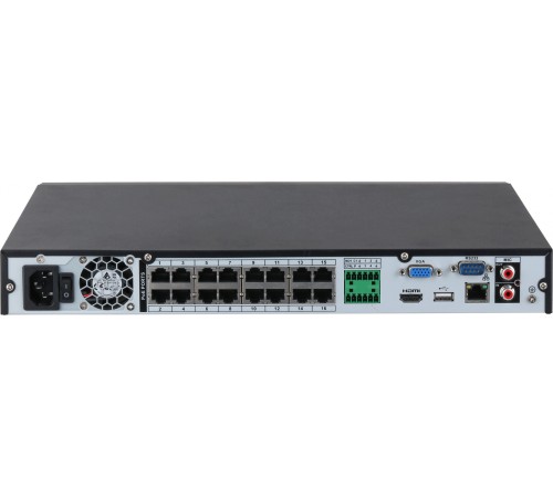 Видеонаблюдение DAHUA 8-канальный IP-видеорегистратор c PoE, 4K, H.265+ и ИИ Входящий поток до 256Мбит/с; сжатие: H.265+, H.265, H.264+, H.264, MJPEG; разрешение записи до 16Мп; накопители: 2 SATA III до 16Тбайт; во (DHI-NVR4216-16P-EI) Видеонаблюдение DAHUA 8-канальный IP-видеорегистратор c PoE, 4K, H.265+ и ИИ Входящий поток до 256Мбит/с; сжатие: H.265+, H.265, H.264+, H.264, MJPEG; разрешение записи до 16Мп; накопители: 2 SATA III до 16Тбайт; во (DHI-NVR4216-16P-EI)