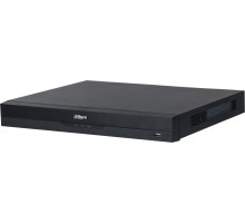 DAHUA DHI-NVR5216-8P-EI 16-канальный IP-видеорегистратор c PoE, 4K, H.265+, видеоаналитика, входящий поток до 384Мбит/с, 2 SATA III до 16Тбайт