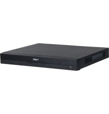 DAHUA DHI-NVR5216-8P-EI 16-канальный IP-видеорегистратор c PoE, 4K, H.265+, видеоаналитика, входящий поток до 384Мбит/с, 2 SATA III до 16Тбайт