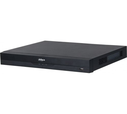 DAHUA DHI-NVR5216-8P-EI 16-канальный IP-видеорегистратор c PoE, 4K, H.265+, видеоаналитика, входящий поток до 384Мбит/с, 2 SATA III до 16Тбайт