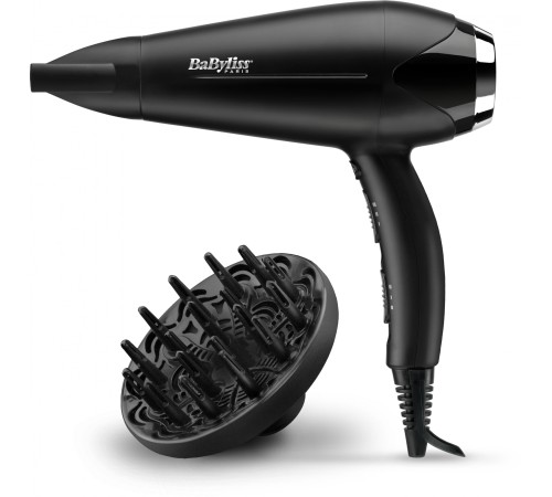 Фен Babyliss D572DE 2200Вт черный/серебристый