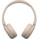 Наушники накладные Sony WH-CH520 бежевый беспроводные bluetooth оголовье (WH-CH520/C)