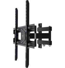 Кронштейн для телевизора Buro MF2 черный 32"-70" макс.35кг настенный поворотно-выдвижной и наклонный