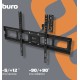 Кронштейн для телевизора Buro MF2 черный 32"-70" макс.35кг настенный поворотно-выдвижной и наклонный