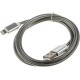 Кабель Premier 6-703M2 1.0S USB-A-Lightning (m) 1м серебристый пакет