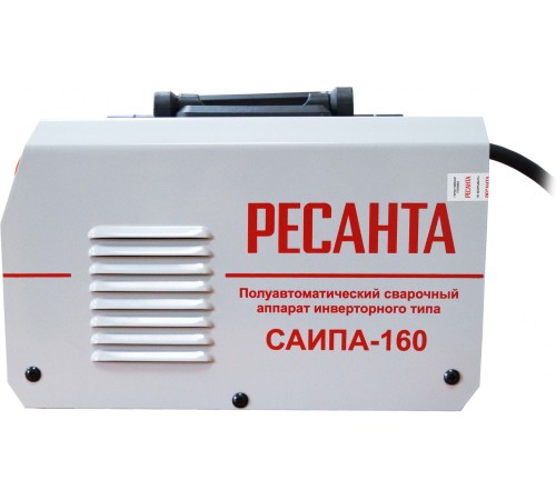 Сварочный аппарат Ресанта САИПА-160 инвертор FLUX/MIG-MAG 6.2кВт