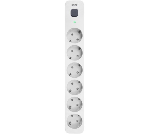 Сетевой фильтр Powercom SP-06W 1,8 м 1.8м (6 розеток) белый/серый (коробка)
