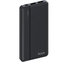 Мобильный аккумулятор Buro BP10A 10000mAh 10W 2A 2xUSB-A/USB-C черный (BP10A10PBK)