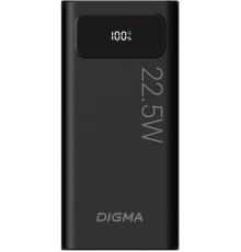 Мобильный аккумулятор Digma DGPF20A 20000mAh QC3.0/PD3.0 22.5W 3A 2xUSB-A/USB-C черный (DGPF20A22PBK)