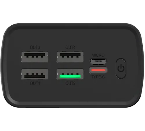 Мобильный аккумулятор Digma DGPF30A 30000mAh QC3.0/PD3.0 22.5W 3A 4xUSB-A/USB-C черный (DGPF30A22ABK) Мобильный аккумулятор Digma DGPF30A 30000mAh QC3.0/PD3.0 22.5W 3A 4xUSB-A/USB-C черный (DGPF30A22ABK)