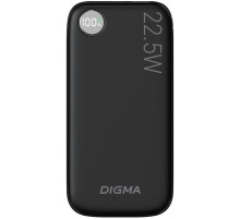 Мобильный аккумулятор Digma DGPF10B 10000mAh QC3.0/PD3.0 22.5W 3A USB-A/USB-C черный (DGPF10B22PBK)