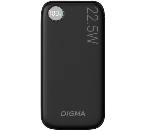 Мобильный аккумулятор Digma DGPF10B 10000mAh QC3.0/PD3.0 22.5W 3A USB-A/USB-C черный (DGPF10B22PBK) Мобильный аккумулятор Digma DGPF10B 10000mAh QC3.0/PD3.0 22.5W 3A USB-A/USB-C черный (DGPF10B22PBK)