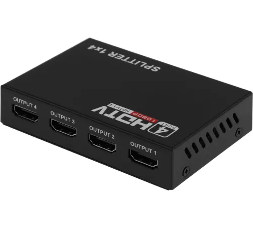 Сплиттер аудио-видео Premier 5-872-4 HDMI (f)/4xHDMI (f) черный Сплиттер аудио-видео Premier 5-872-4 HDMI (f)/4xHDMI (f) черный