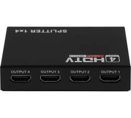 Сплиттер аудио-видео Premier 5-872-4 HDMI (f)/4xHDMI (f) черный Сплиттер аудио-видео Premier 5-872-4 HDMI (f)/4xHDMI (f) черный