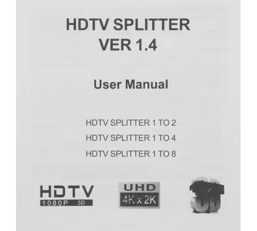 Сплиттер аудио-видео Premier 5-872-4 HDMI (f)/4xHDMI (f) черный Сплиттер аудио-видео Premier 5-872-4 HDMI (f)/4xHDMI (f) черный