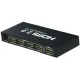 Сплиттер аудио-видео Premier 5-872-4V2 HDMI (f)/4xHDMI (f) черный