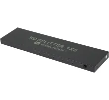 Сплиттер аудио-видео Premier 5-872-8V2 HDMI (f)/8xHDMI (f) черный