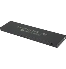 Сплиттер аудио-видео Premier 5-872-8V2 HDMI (f)/8xHDMI (f) черный