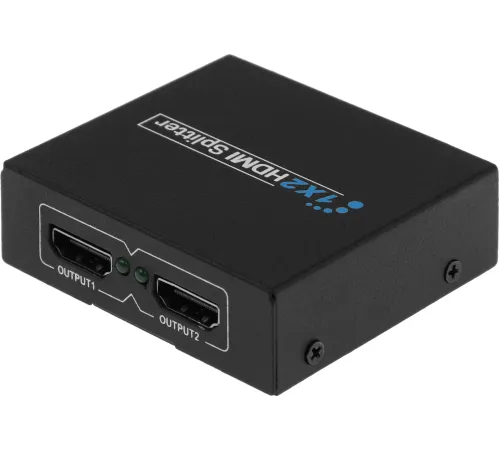Сплиттер аудио-видео Premier 5-872-2 HDMI (f)/2хHDMI (f) черный